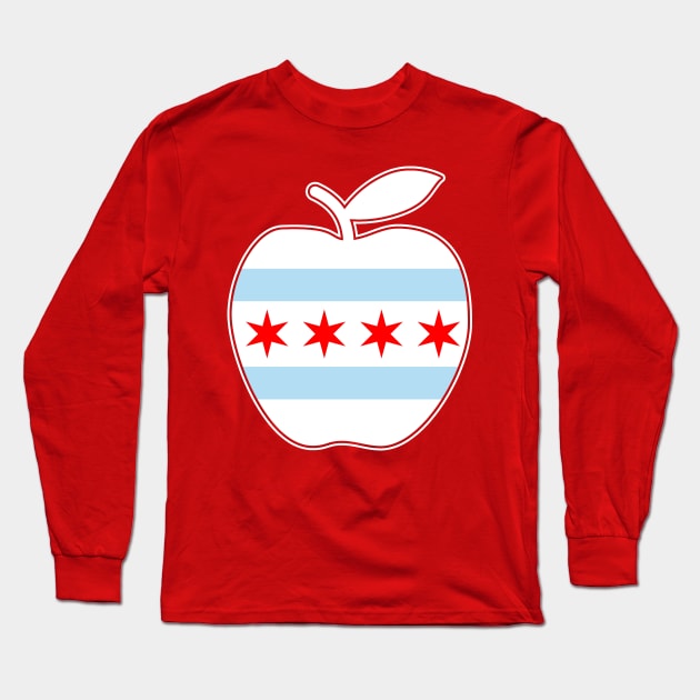 Chicago Teachers Red For Ed Fund Our Future Long Sleeve T-Shirt by E